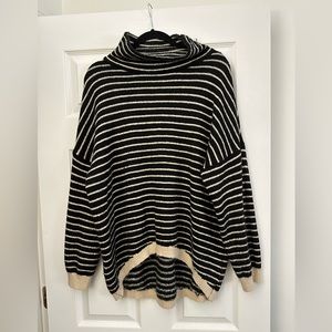 Black & Tan Striped Sweater